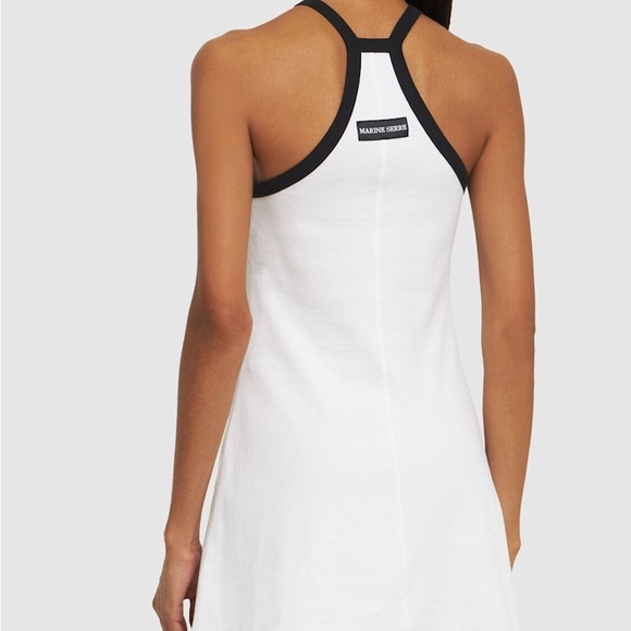 Marine Serre Ribbed cotton mini dress - Picture 11 of 12
